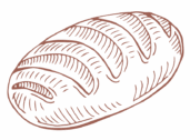 grafika chleba